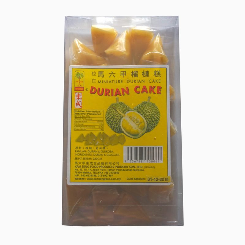Durian-Cake-230gm-Transparent-Tray-Product-e1545202848691.jpg Durian Cake in Transparent tray 230gm - Image 1